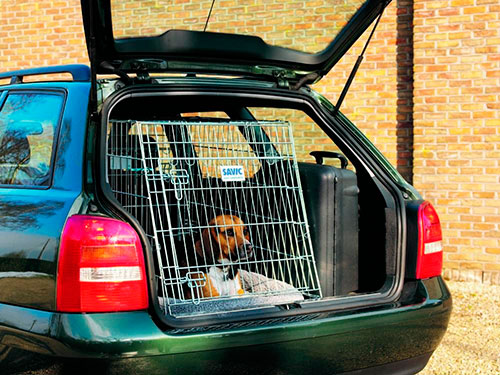 клетка переноска для собак в машину